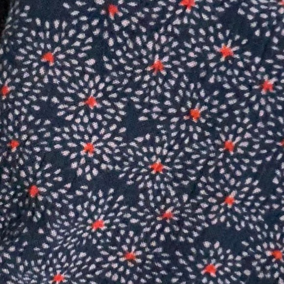 Boden Women's Navy Floral Spray Skater A-Line Flared Mini Skirt Size 6 - Picture 9 of 11